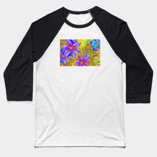 Floral pattern Baseball T-Shirt